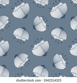 Fashionable pattern in small flowers. Floral background for textiles.