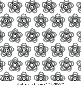 Fashionable pattern in small flowers. Floral background for textiles
