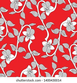 Fashionable pattern in small flowers. Floral background for textiles.