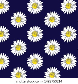 Fashionable pattern in small flowers. Floral background for textiles.