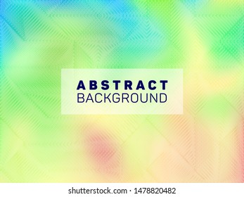 Fashionable presentation holographic gradient vector template. Fluid shimmer overlay elements. Minimal gradient holographic background for presentation.