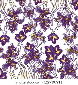 Fashionable print flowers