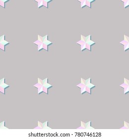 Fashionable seamless pattern in pastel colors. Pearl color with gently gray. Vector illustration.