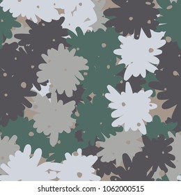 Fashionable seamless texture. Stylish camouflage. The most fashionable in the season.