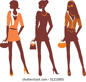 Fashionable silhouettes