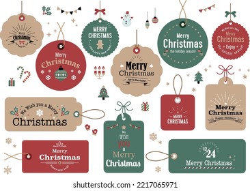 Fashionable and simple Christmas card set