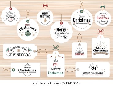 Fashionable and simple Christmas card set