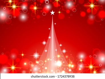 Fashionable and simple Christmas tree background