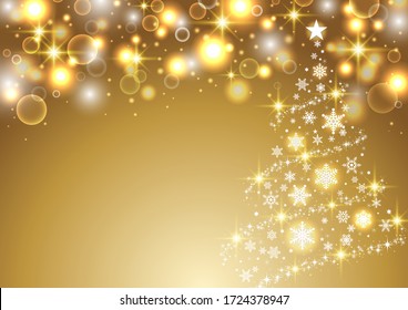 Fashionable and simple Christmas tree background