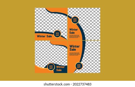 Fashionable social media banner for ads  brand, business promotions 