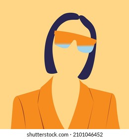 Fashionable, stylish illustration. Isometric 2D illustration with fashionable images