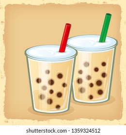 Fashionable tapioca drink