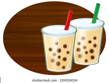 Fashionable tapioca drink