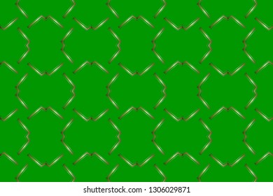 fashionable trend of design and architecture. Voluminous decoration.metal mosaic with a colorful background. A popular trend in interior.
Luxury  vector pattern. 
