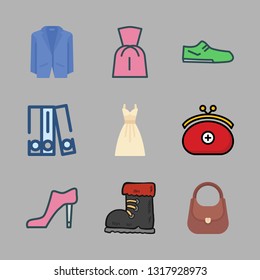 fashionable vector icon set
