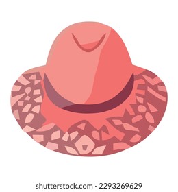 Fashionable wear cap in the summer isolated