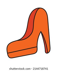 Fashionable women shoe. Vector illustration