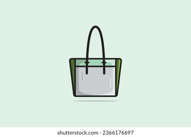 Fashionable Women's Hand Bags vector illustration. Beauty fashion objects icon concept. New arrival women stylish purse vector design.