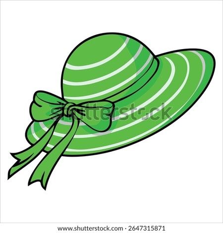 Fashionable womens sun hat for vacation