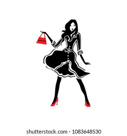 Fashionable young woman