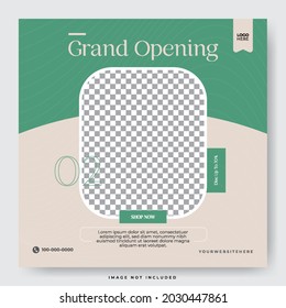 Fashon sale social media post template and social media banner ads