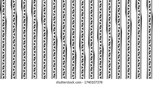 Fasion black line on white backgraund. Seamless pattern for fabric, print, wallpaper, packaging. Strocke trandy design