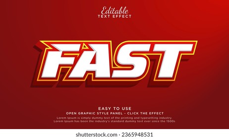 Fast 3d editable text effect	