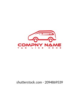 Fast aerodynamic Car Bike Plane Ship Logo Template Design Truck silhouette transport logo template vector