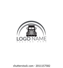  Plantilla rápida de logotipo aerodinámico Diseño de la silueta de transporte de camión plantilla de vector