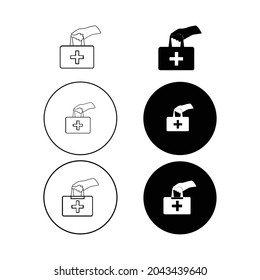 Fast aid kit icon  design graphics vector