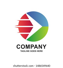 Fast Arrow Logo Design Template