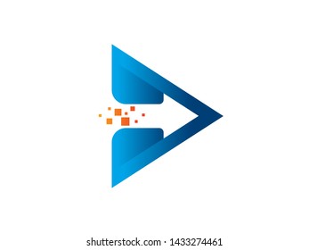 Fast Arrow Logo Template, Icon, Symbol