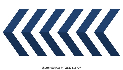 Fast arrows direction flat icon isolated on white background.