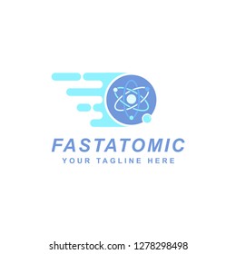fast atomic logos with electron orbit paths