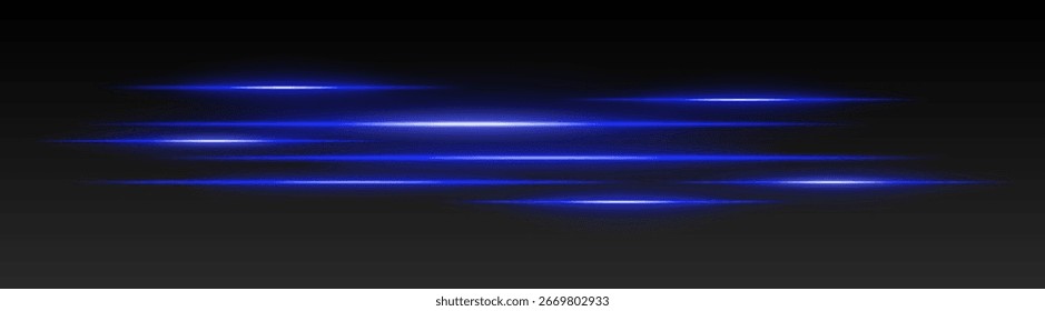 Fast beam set icon. Multiple parallel glowing lines in motion layout, forming energetic direction with sleek streaks. Ideal for speed or tech visuals.