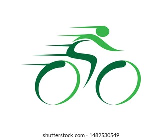Fast Bicycle Sing or Symbol