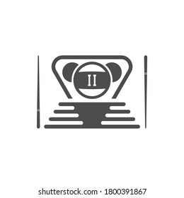 Fast Billiards logo design vector. Sport labels for poolroom. Billiards club logo template.