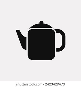 Fast boiling kettle icon - Simple Vector Illustration