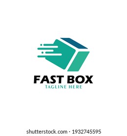 fast box logo icon vector isolated