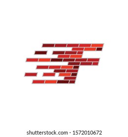 Fast Brick Logo Template Design