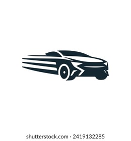 Logo für schnelle Autos, Vektorgrafik-Vorlage