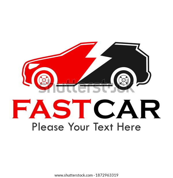 Fast car design\
logo template\
illustration