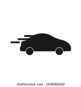 Fast car icon. Car icon. Vector.