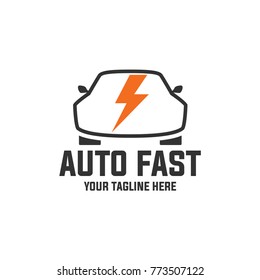 Fast Car Service Logo Template Design Vector