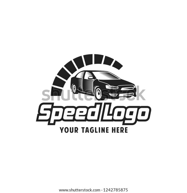 Fast Car and Speed\
logo template vector