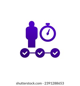 fast career development icon on white