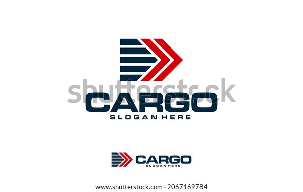 Fast Cargo Delivery logo designs concept vector,\
Logistics logo symbol\
icon