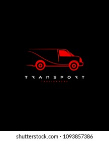 Fast Cargo Delivery Van Logo