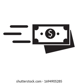 Fast Cash Icon vector graphics