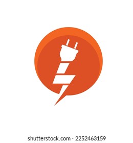 fast cgharging electric cord icon vector design template web